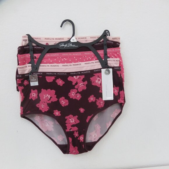(#G-1) MARILYN MONROE 5-Pack Super Soft  Briefs Underwear Panties. - Picture 1 of 4